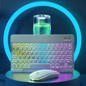🔥Mini Wireless Keyboard Mouse Rgb Combo Pack