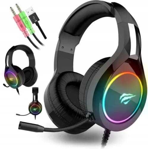 đĨ Havit HV-H2232D RGB Gaming Headphone â Feel the Real Gaming Power! đ§â¨ - Image 4