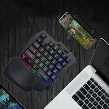 🔥 Jedel K601 Single Hand RGB Gaming Keyboard – Game Control Now in One Hand! 🎮✨