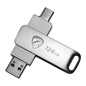 PC POWER P128 128GB USB 3.2 Gen1 Type-C DUAL FLASH DRIVE