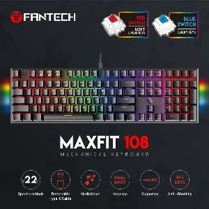 🔥 Fantech MAXFIT108 RGB Mechanical Keyboard 🔥